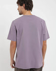 Polera manga corta hombre Heavyweight lila Froens