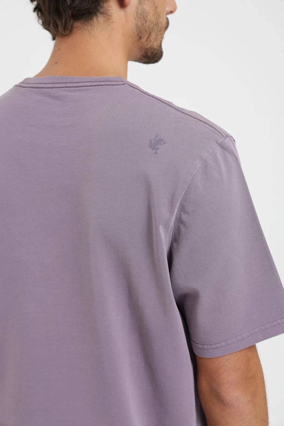 Polera manga corta hombre Heavyweight lila Froens