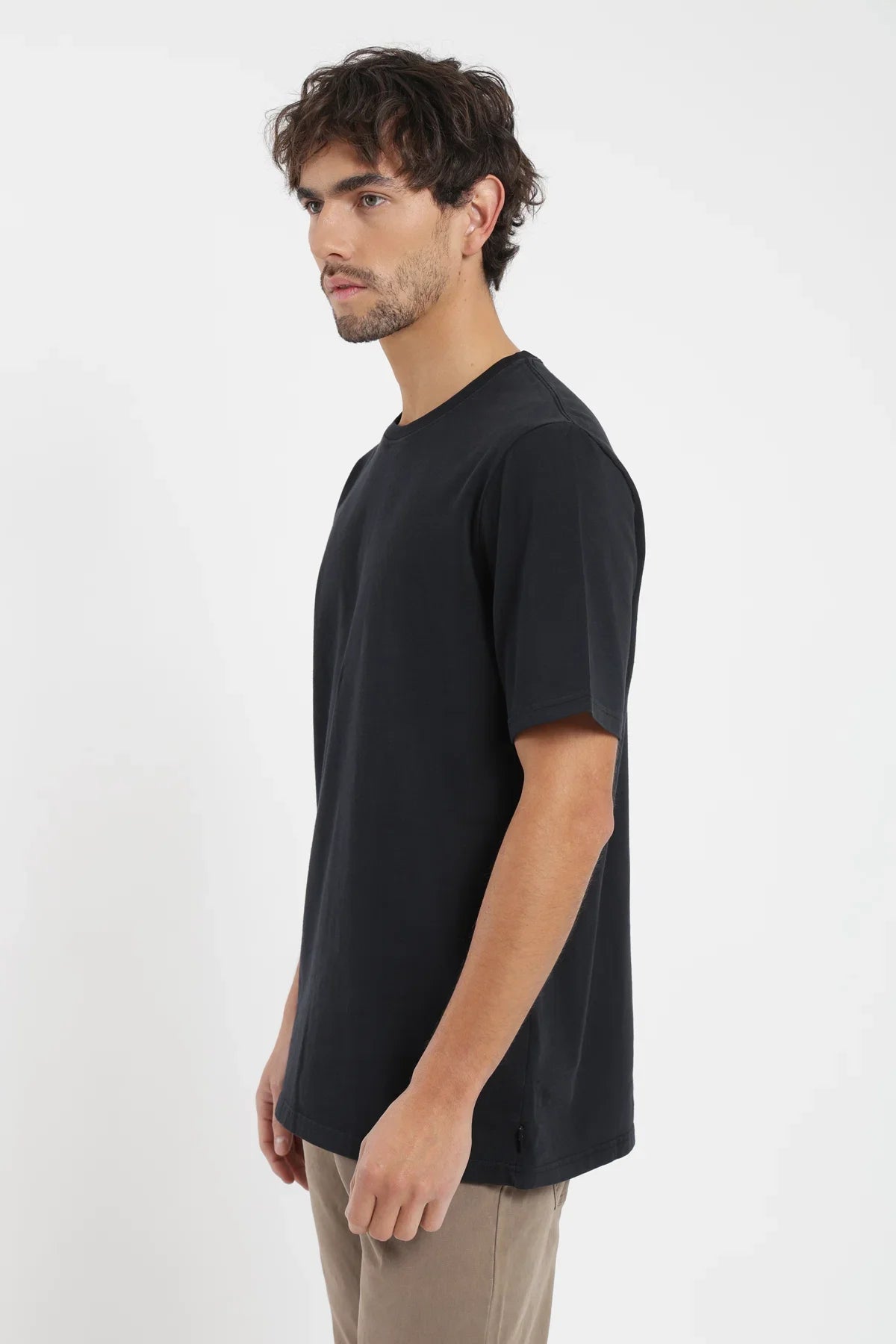 Polera manga corta hombre Heavyweight negro Froens