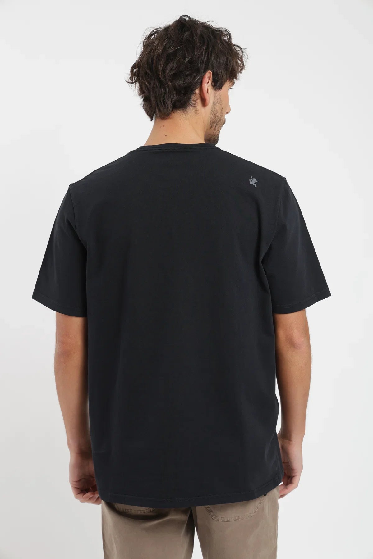 Polera manga corta hombre Heavyweight negro Froens