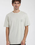 Polera manga corta hombre Pez beige