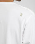 Polera manga larga hombre Plain heavy blanco