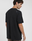 Polera manga corta hombre Plain negro - Algodón orgánico - Frøens