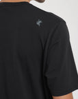 Polera manga corta hombre Plain negro - Algodón orgánico - Frøens