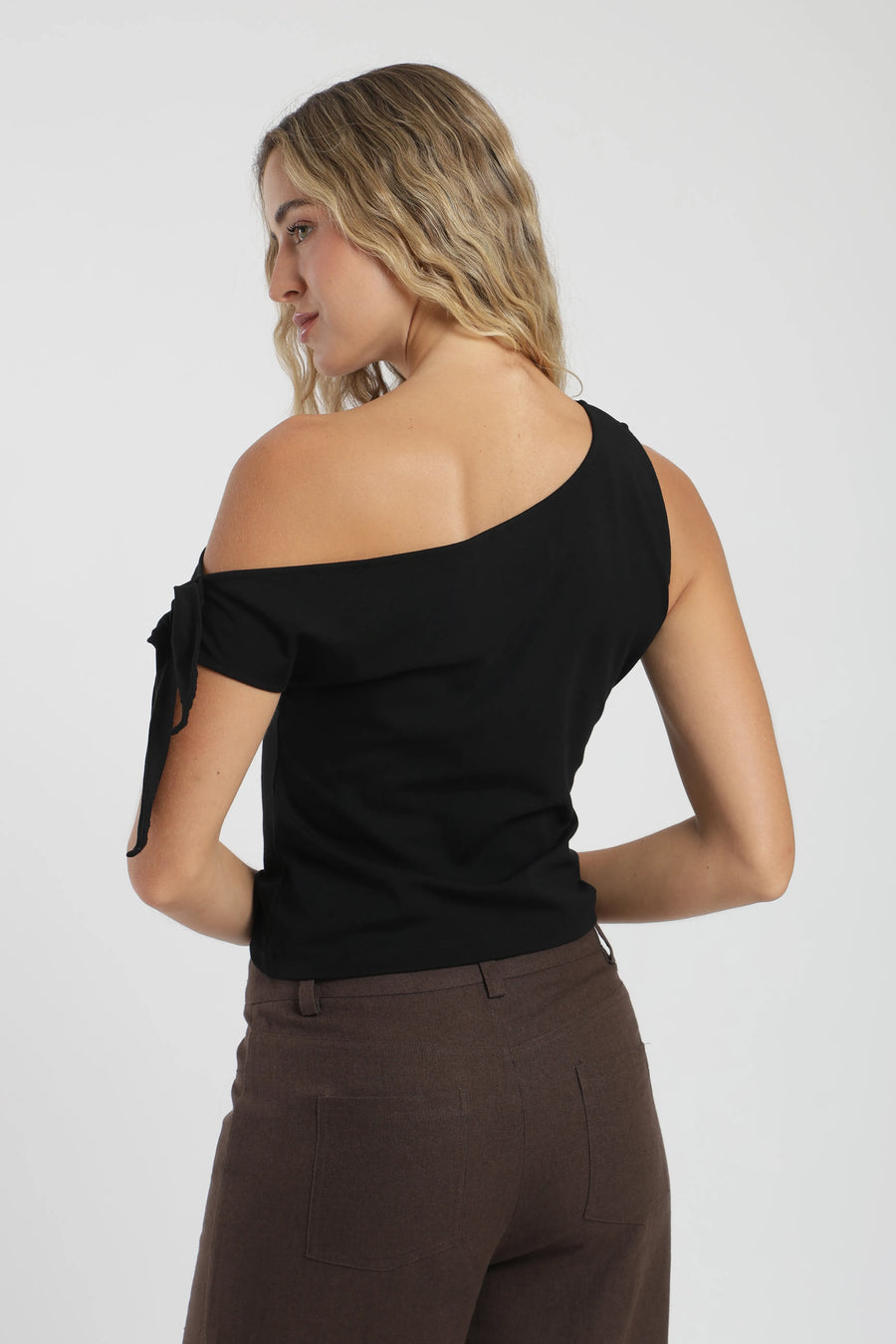 Polera mujer nara negro Froens