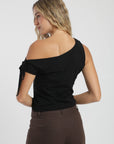 Polera mujer nara negro Froens