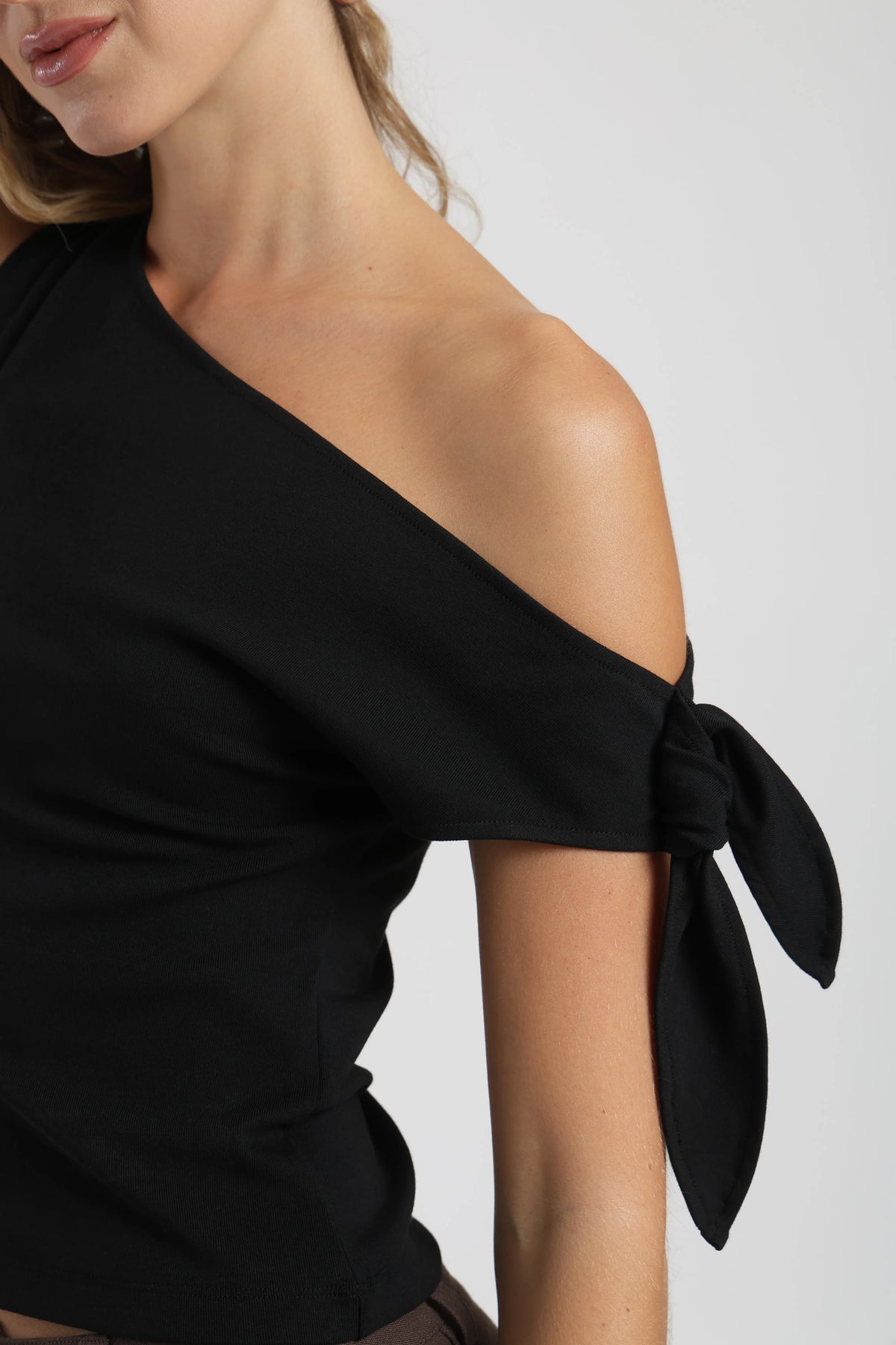 Polera mujer nara negro Froens