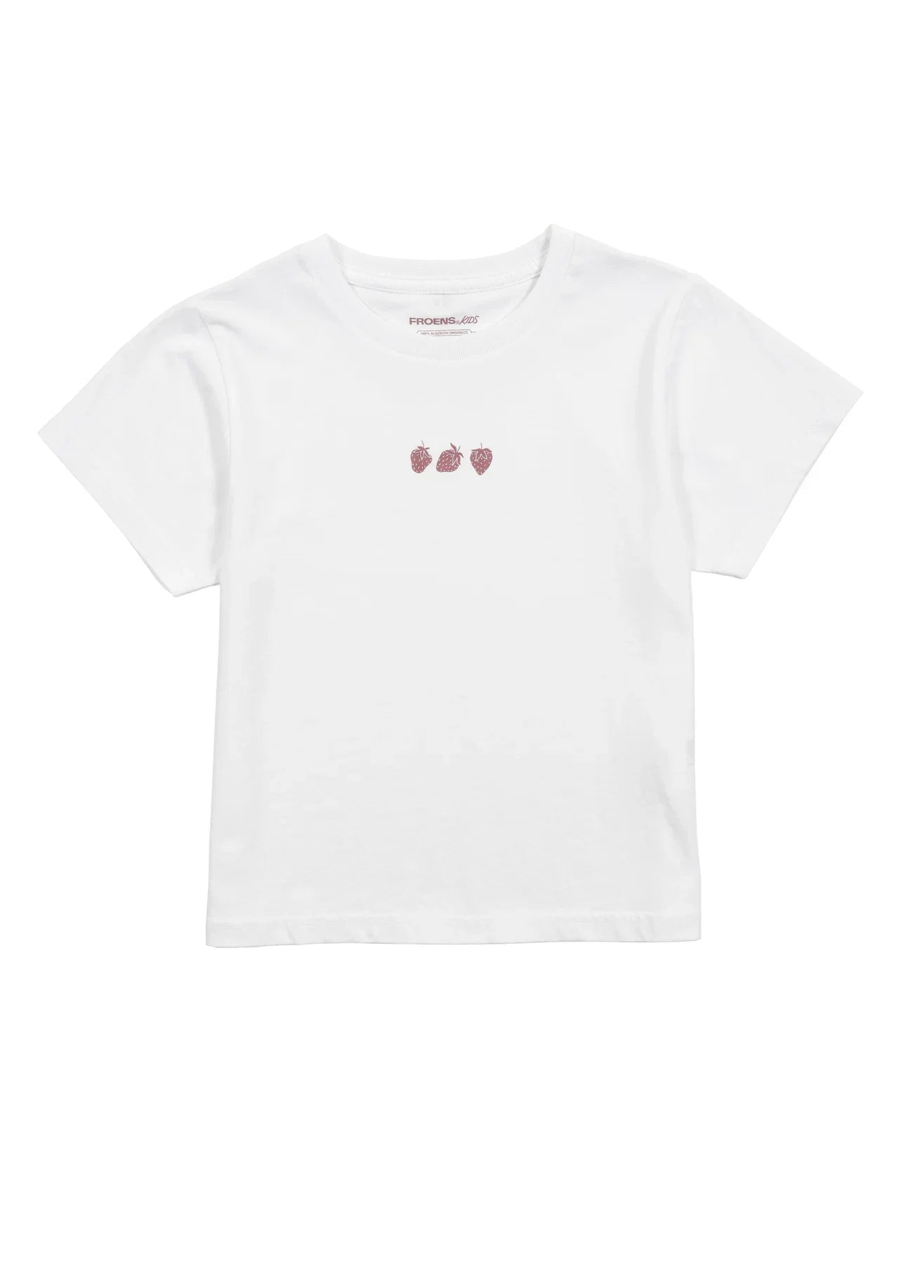 Polera manga corta kids niña blanco