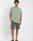 Polera manga corta hombre Ovalo verde claro Froens