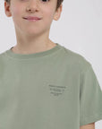 Polera Ovalo Kids verde claro Froens
