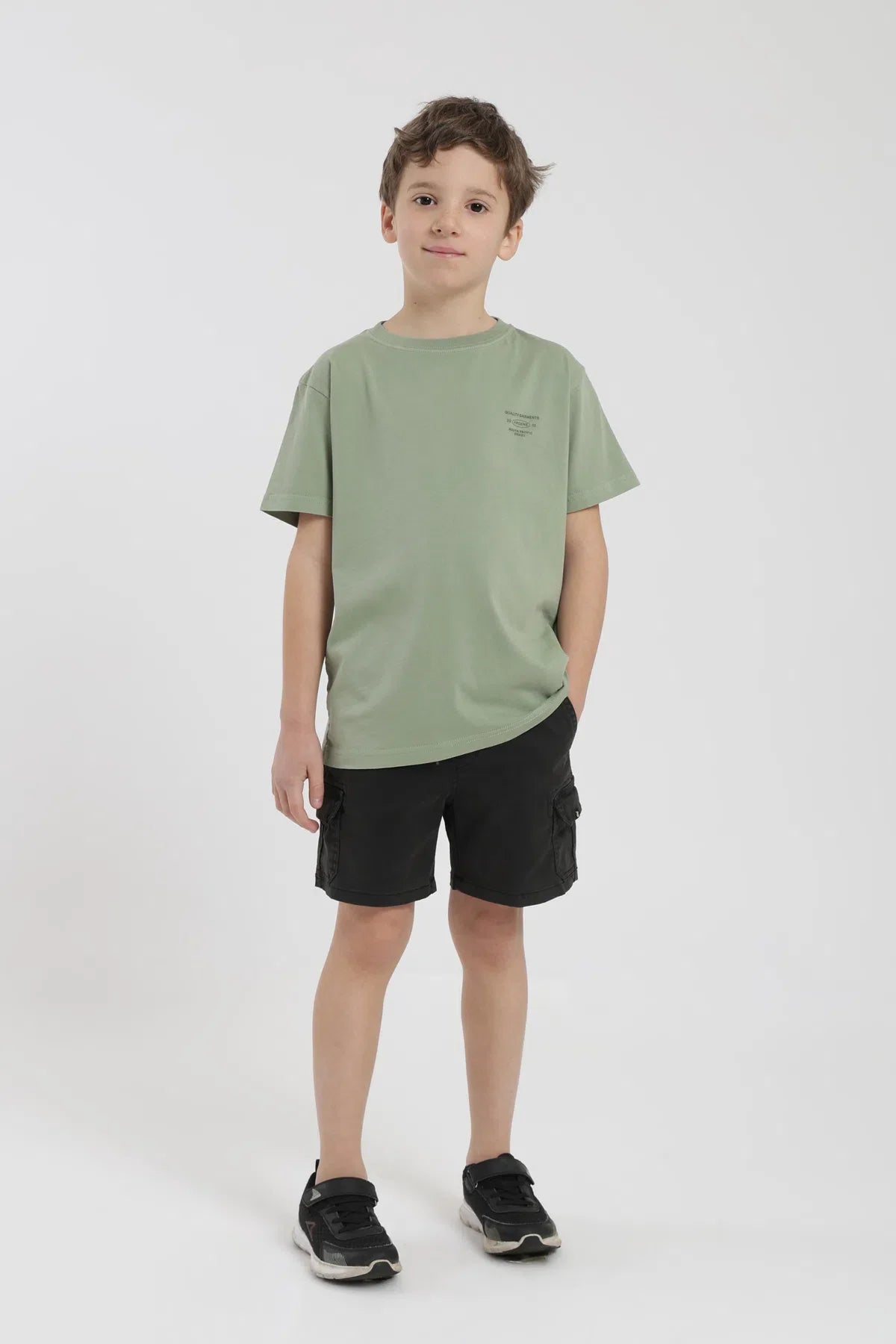 Polera Ovalo Kids verde claro Froens