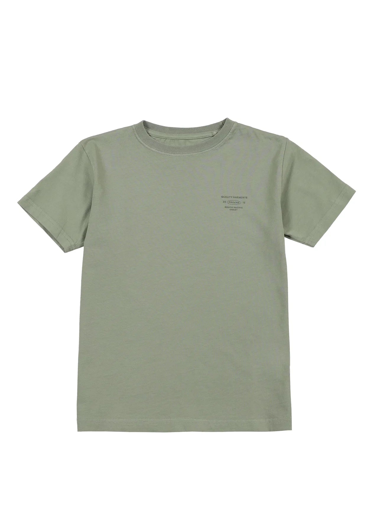 Polera manga corta kids Ovalo verde claro