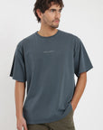 Polera manga corta hombre Oversize azul Froens