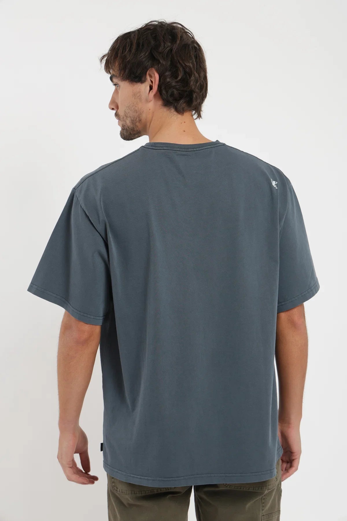 Polera manga corta hombre Oversize azul Froens