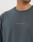 Polera manga corta hombre Oversize azul Froens