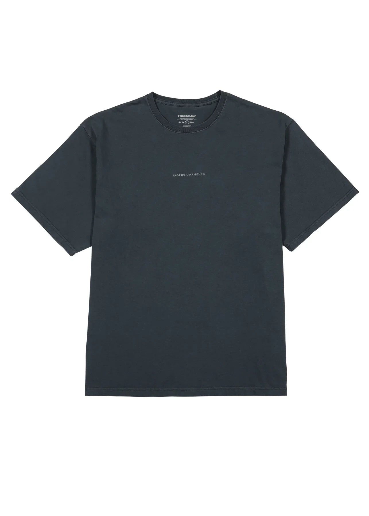 Polera manga corta hombre Oversize azul