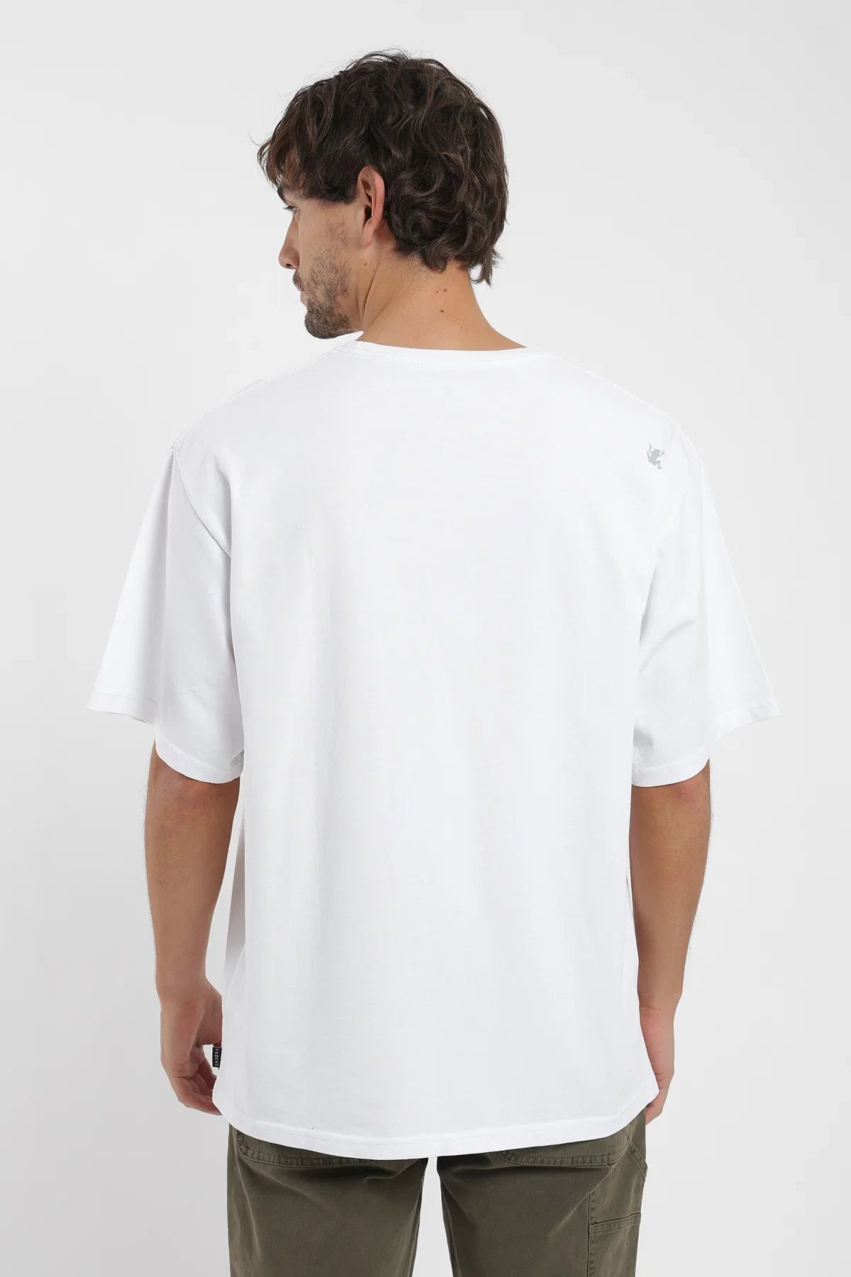 Polera manga corta hombre Oversize blanco Froens