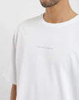 Polera manga corta hombre Oversize blanco Froens