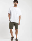 Polera manga corta hombre Oversize blanco Froens