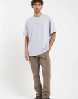 Polera manga corta hombre Oversize gris Froens