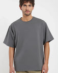 Polera manga corta hombre Performance grafito Froens