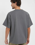 Polera manga corta hombre Performance grafito Froens