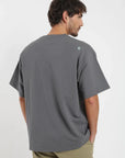 Polera manga corta hombre Performance grafito Froens