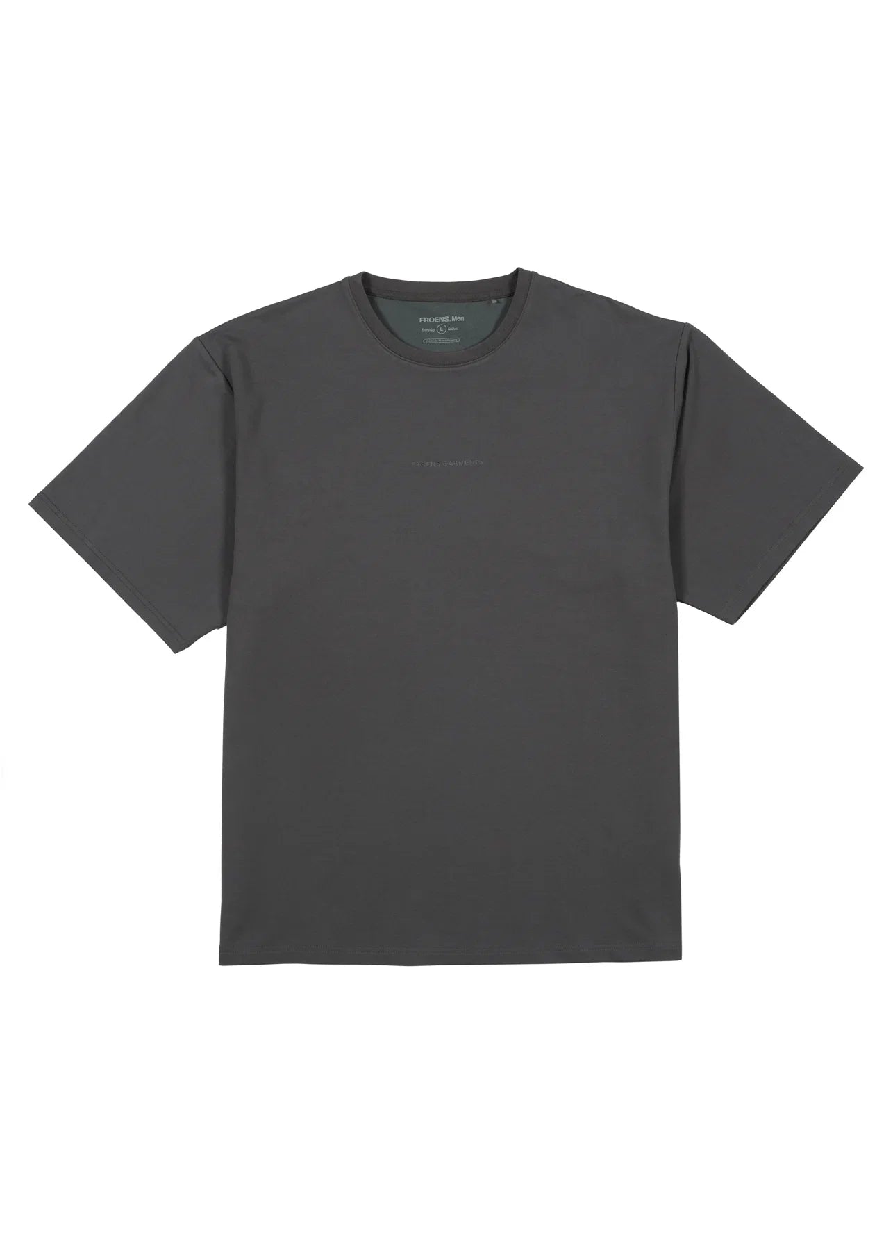 Polera manga corta hombre Performance grafito