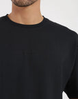 Polera manga corta hombre Performance negro Froens