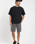 Polera manga corta hombre Performance negro Froens