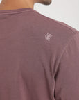 Polera manga corta hombre Plain burdeo - Algodón orgánico - Frøens