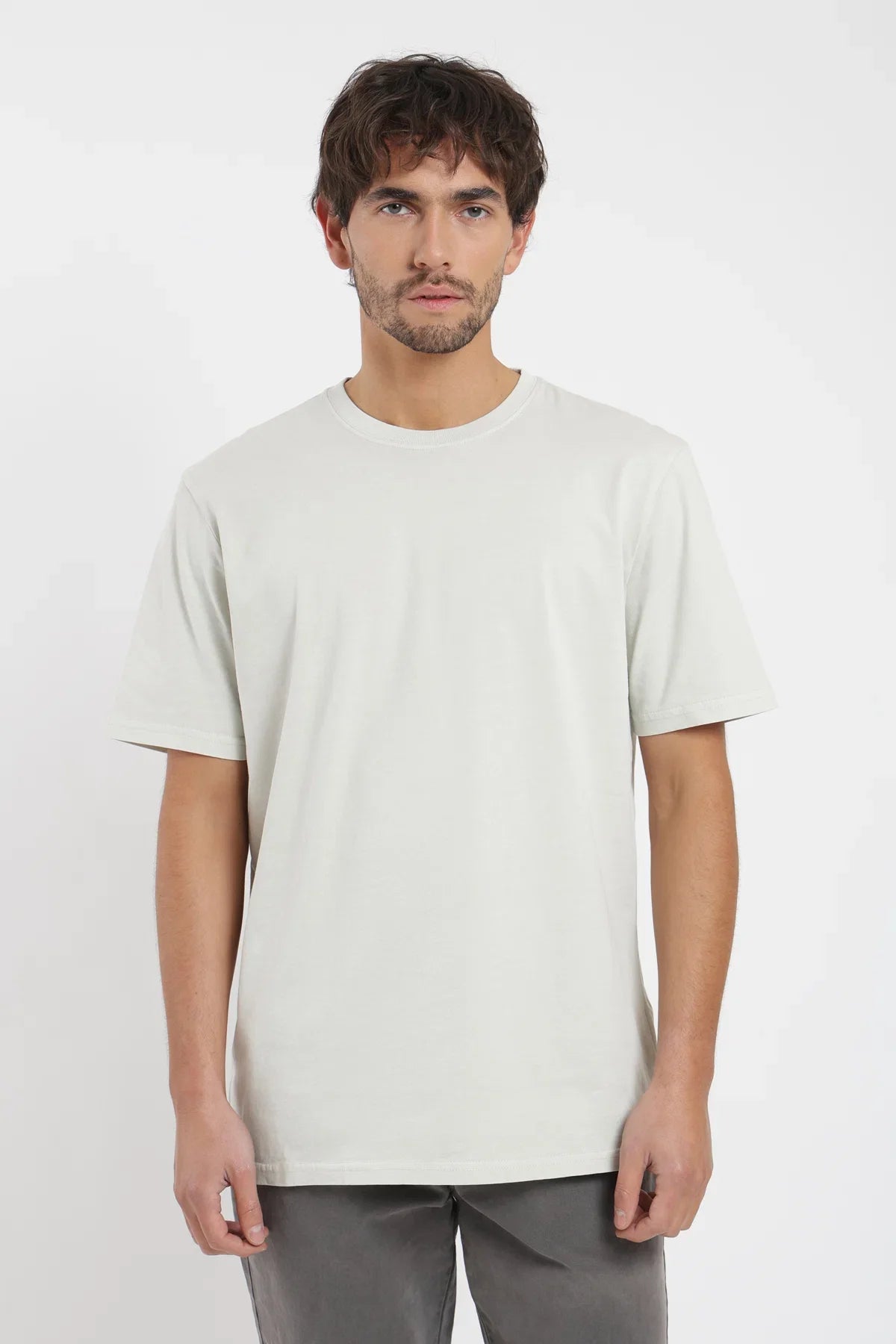 Polera manga corta hombre Plain beige Froens