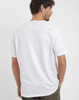 Polera manga corta hombre Plain blanco Froens