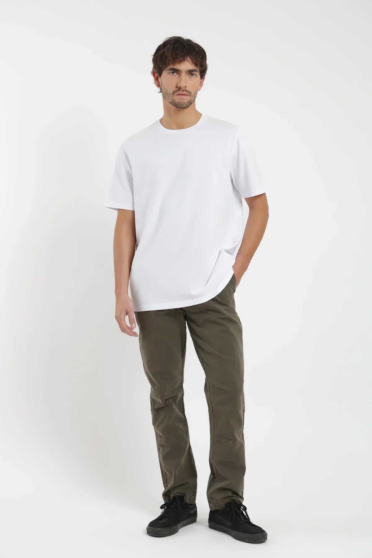 Polera manga corta hombre Heavyweight blanco Froens