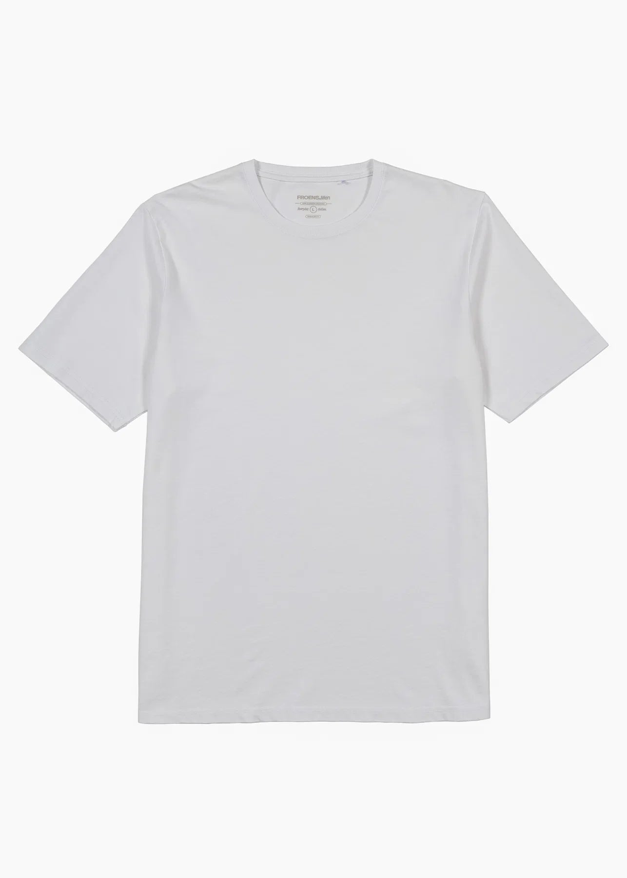 Polera manga corta hombre Plain blanco