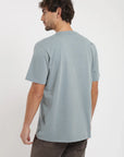 Polera manga corta hombre Plain celeste Froens