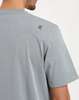 Polera manga corta hombre Plain celeste Froens