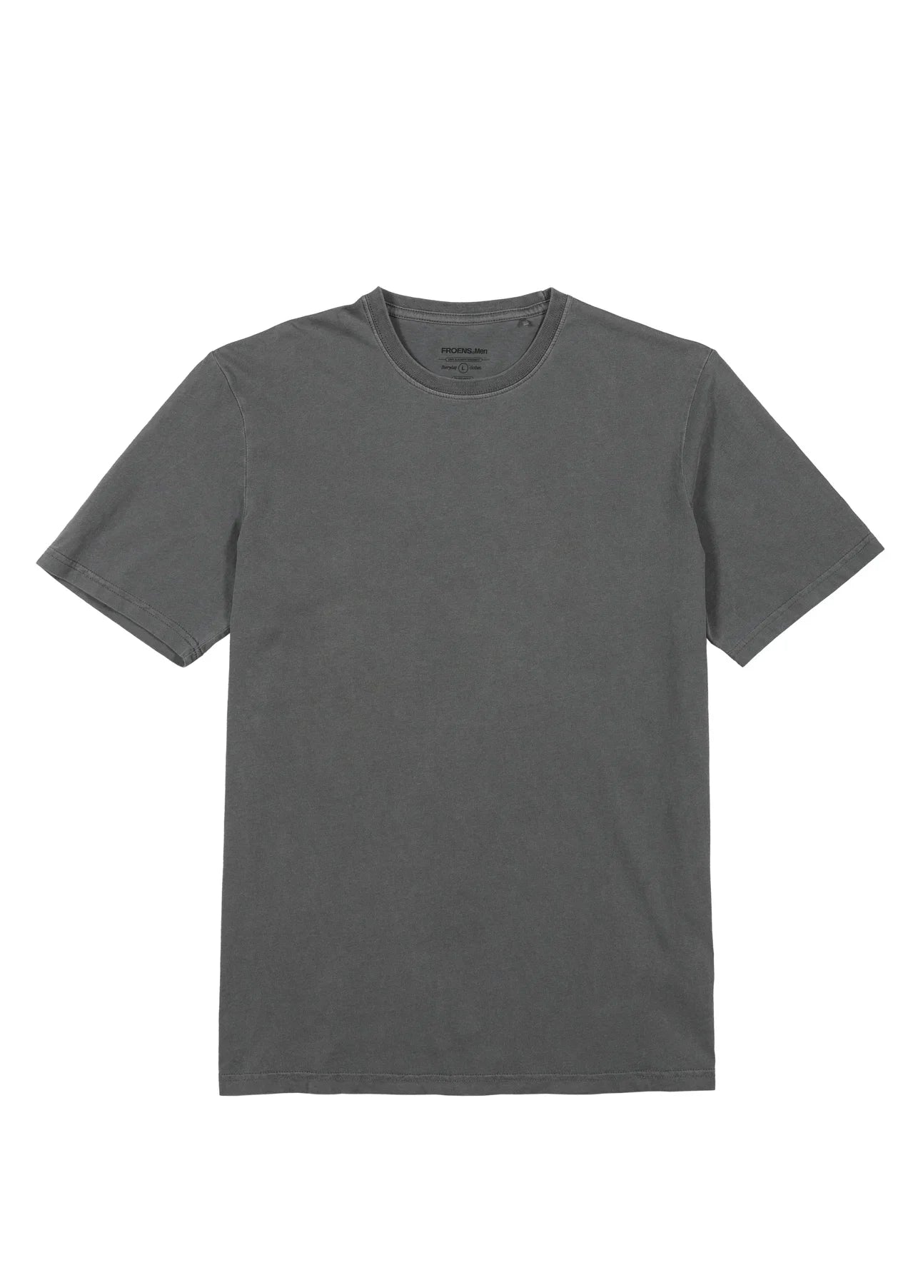 Polera manga corta hombre Plain grafito