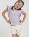 Polera Vuelos Kids lila Froens