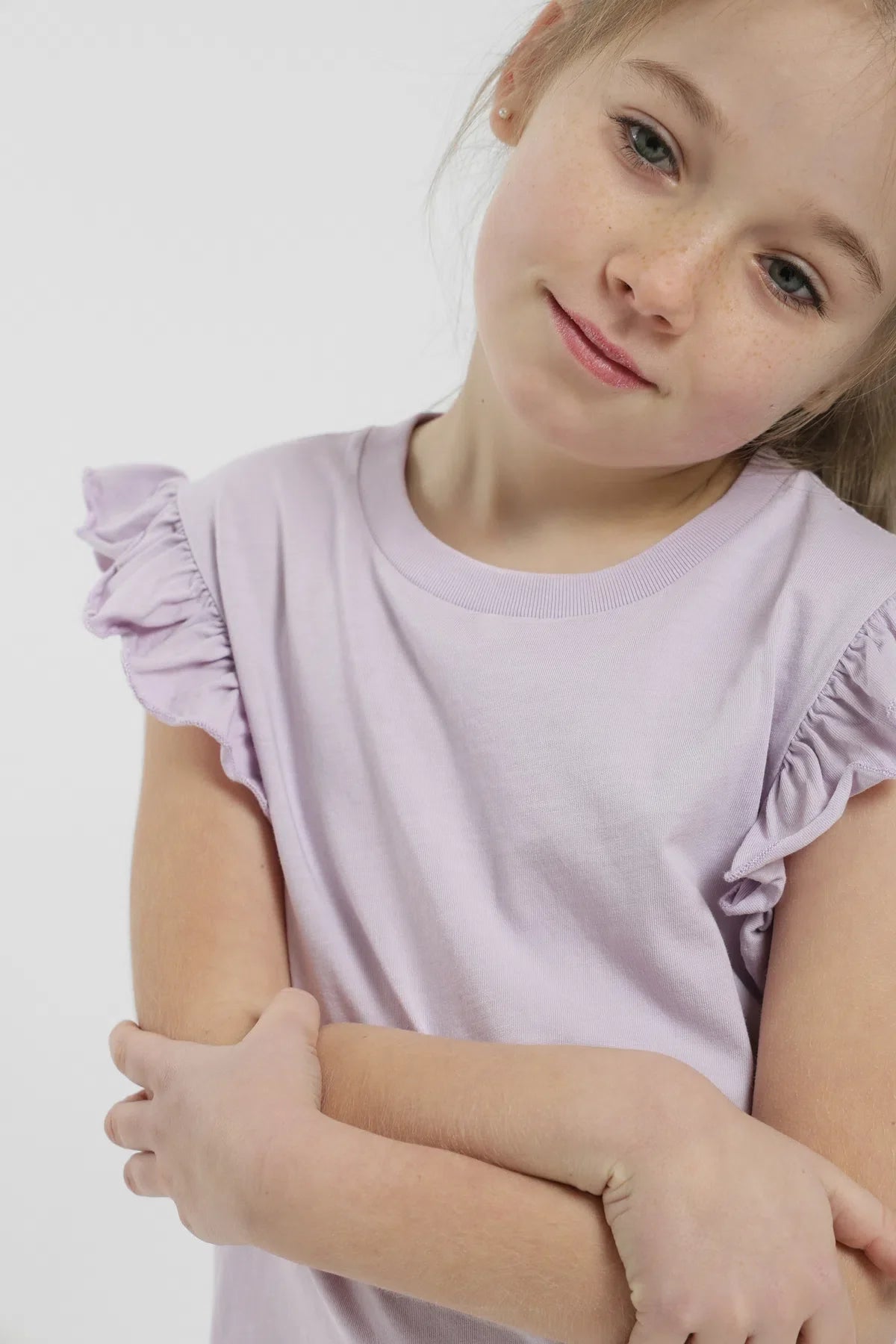Polera Vuelos Kids lila Froens