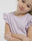 Polera Vuelos Kids lila Froens