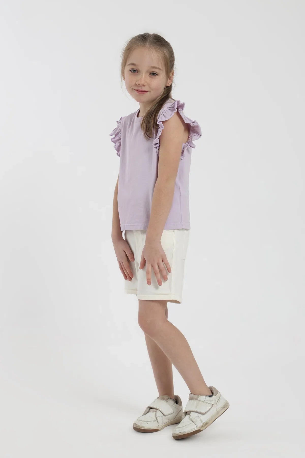 Polera Vuelos Kids lila Froens