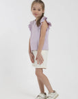 Polera Vuelos Kids lila Froens