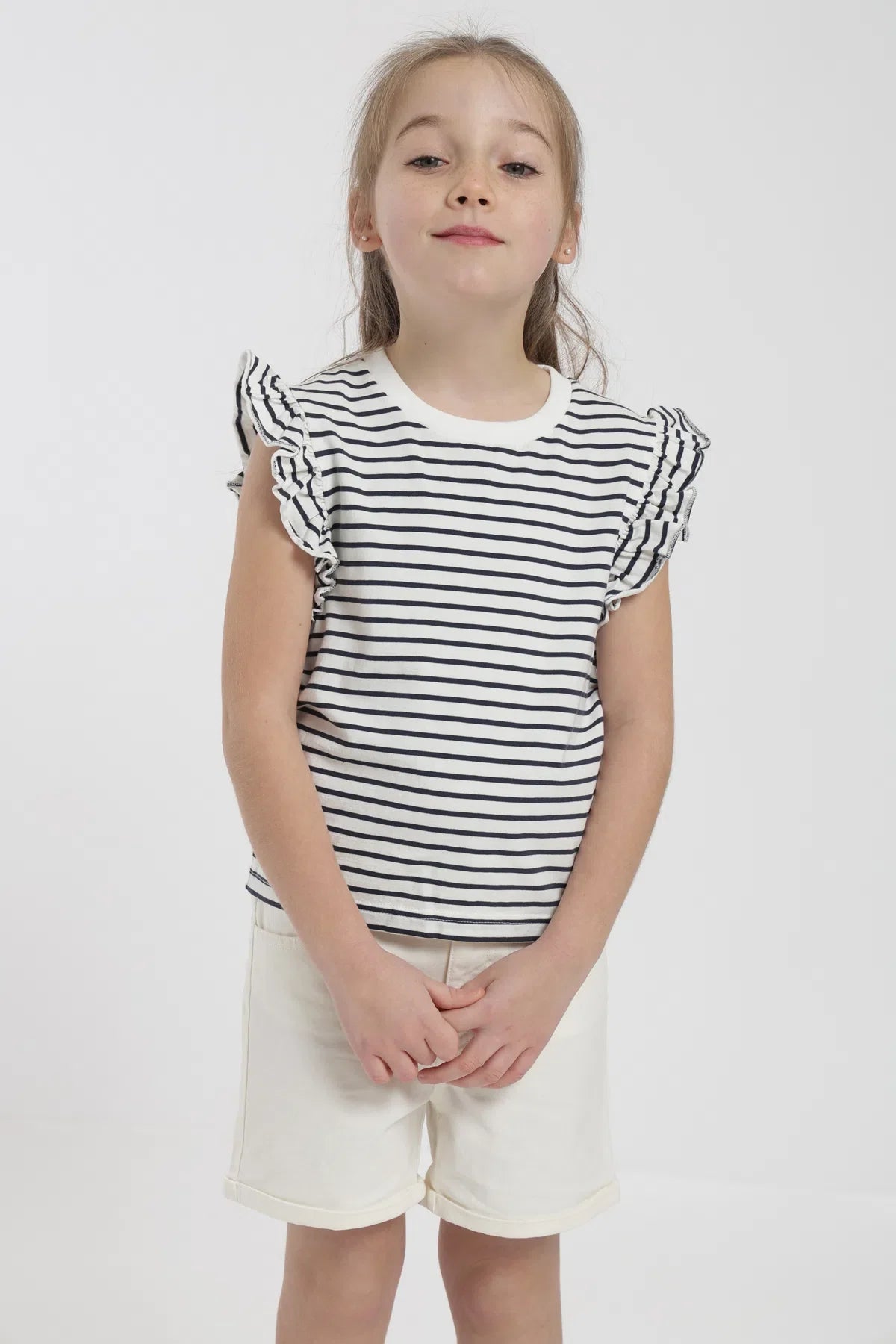 Polera Vuelos Kids rayas azul Froens