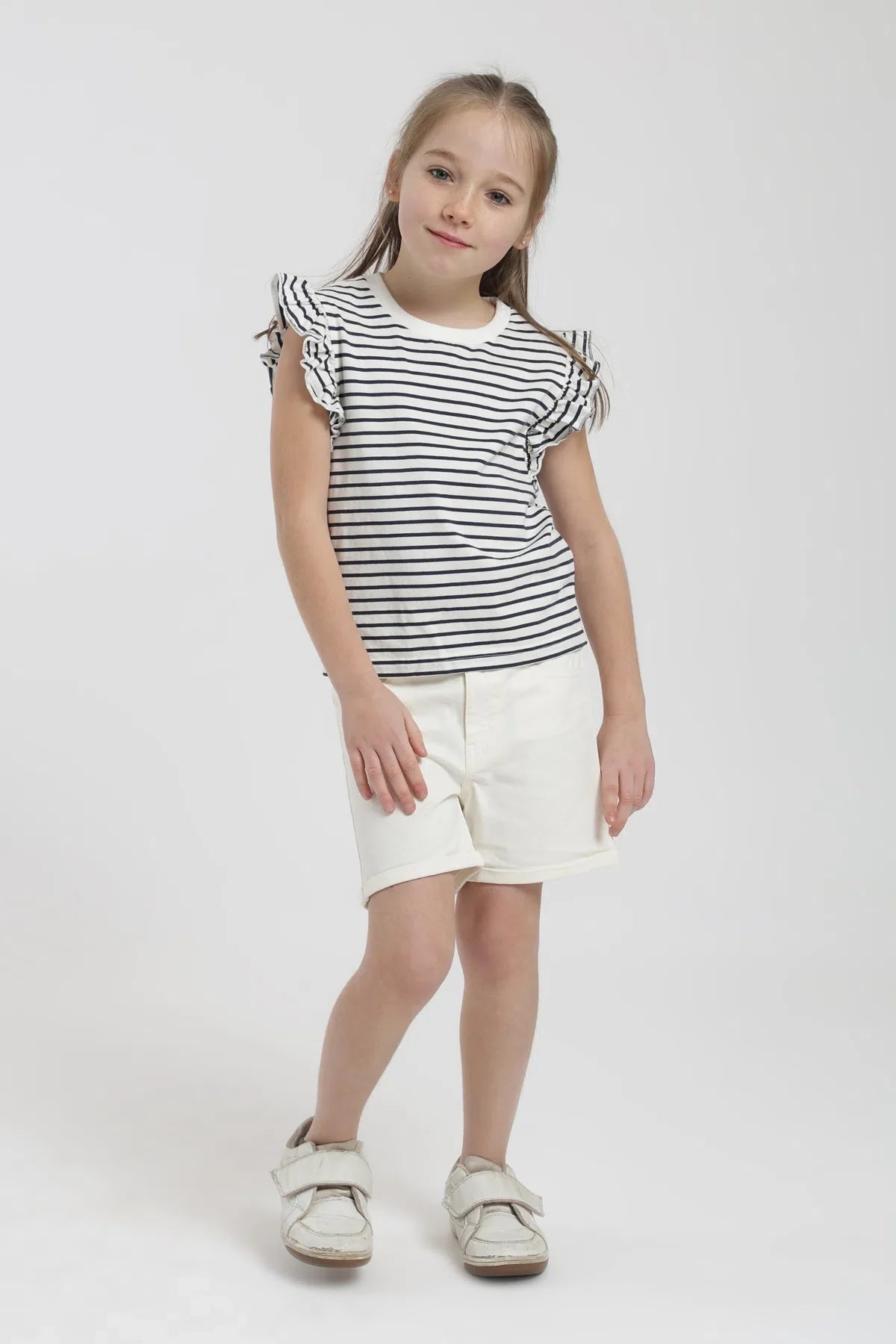 Polera Vuelos Kids rayas azul Froens