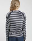 Polera manga larga mujer Agata azul