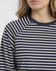 Polera manga larga mujer Agata azul