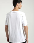 Polera manga corta hombre Bolsillo Stitch blanco - Algodón orgánico