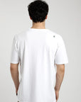 Polera manga corta hombre Nature blanco - Algodón orgánico