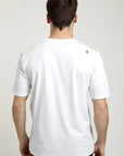 Polera manga corta hombre Plain blanco - Algodón orgánico